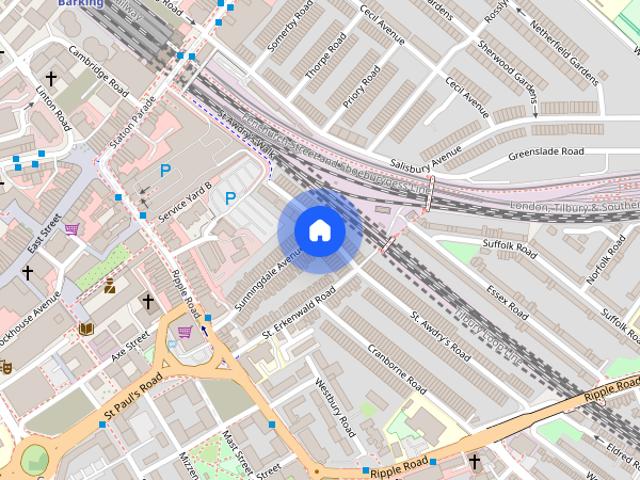 Townhouse for rent in Thames View, Greater London
