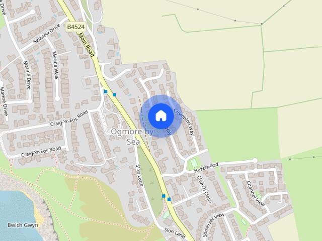 Townhouse for rent in Ogmore-by-sea, Wales