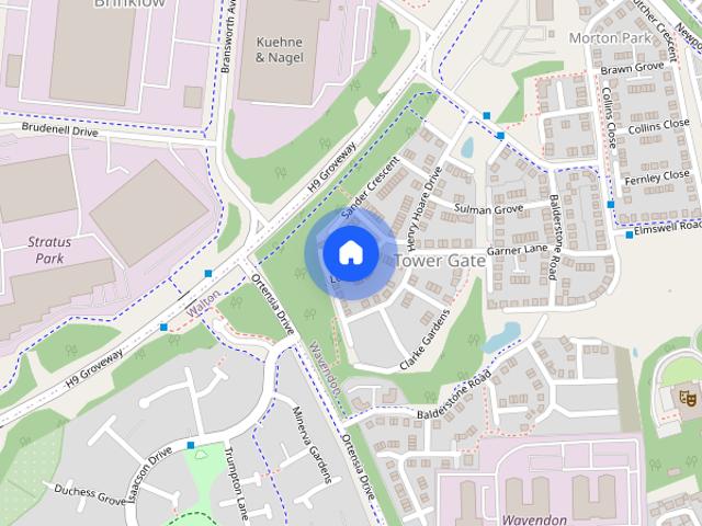 Townhouse for rent in Monkston Park, Milton Keynes