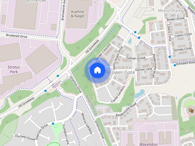 Townhouse for rent in Monkston Park, Milton Keynes