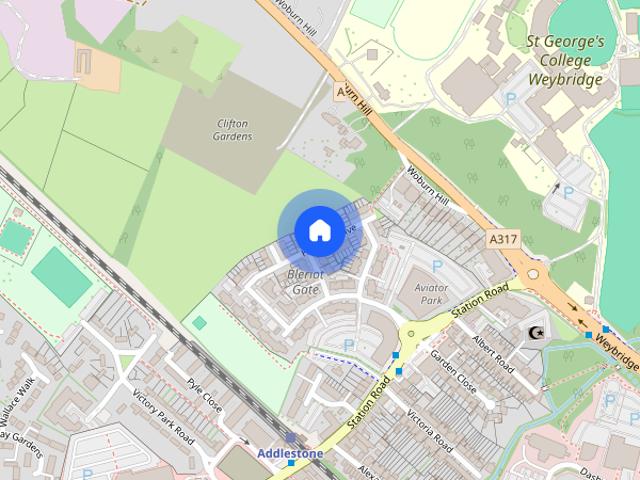 Townhouse for rent in Row Town, Surrey
