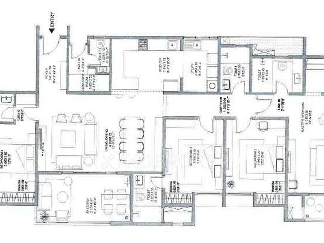 Flat for sale in Bangalore South, Cox Town - Bangalore