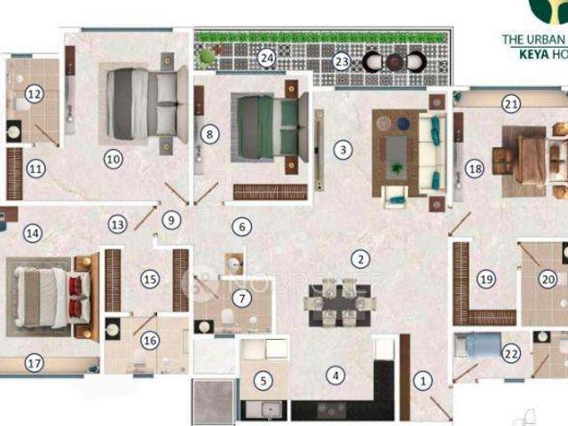 Flat for sale in Bangalore South, Cox Town - Bangalore