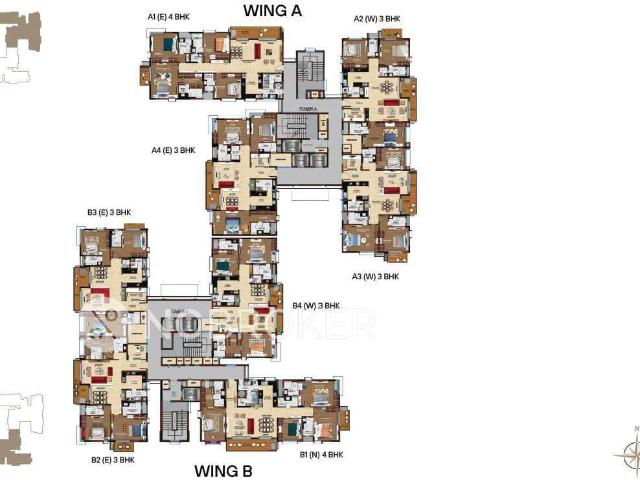 Flat for sale in Bangalore North, Cox Town - Bangalore