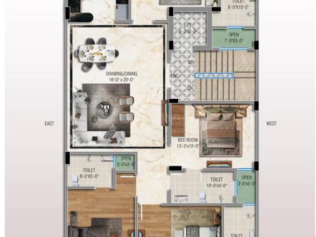 Flat for sale in South Delhi, Deri