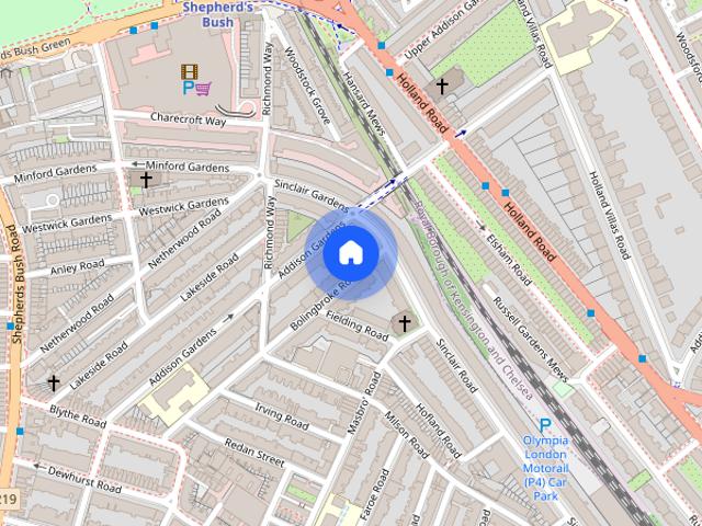 Apartment for rent in Brook Green, Greater London