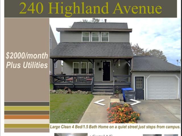 Apartment for rent in Slippery Rock, Pennsylvania