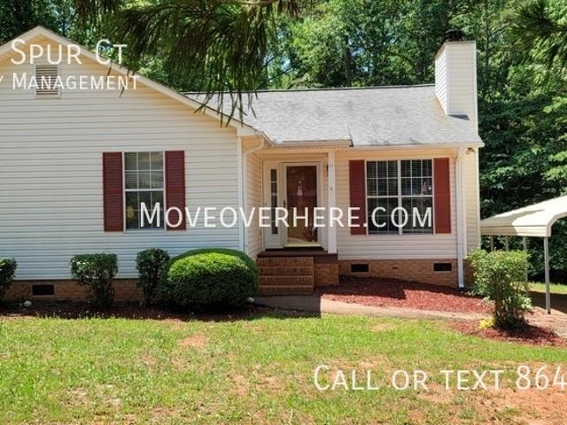 Apartment for rent in Gantt, Greenville County