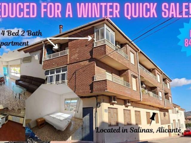 Apartamento en venta en Cecilia Bartolomé (Mujeres Libres), l'Alt Vinalopó / El Alto Vinalopó