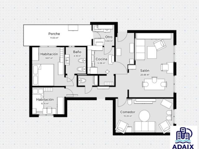 Apartamento en venta en Portillo De Toledo