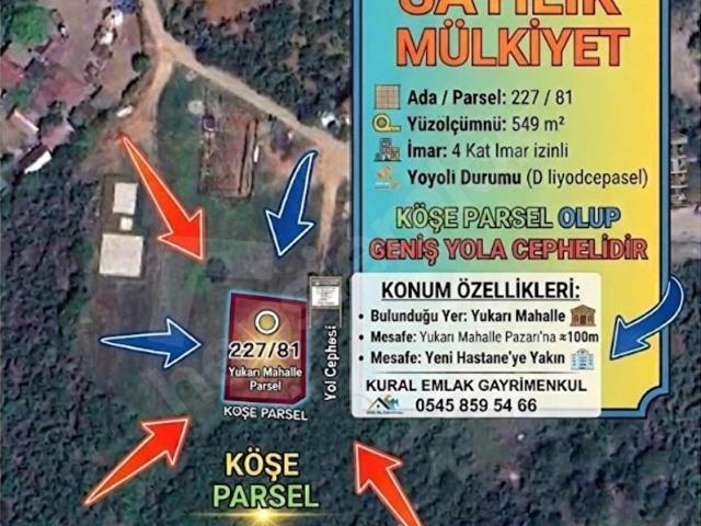 Akçakoca, Düzce içerisinde satılık Arsa