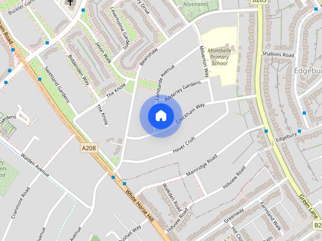 Apartment for rent in Coldharbour, Greater London