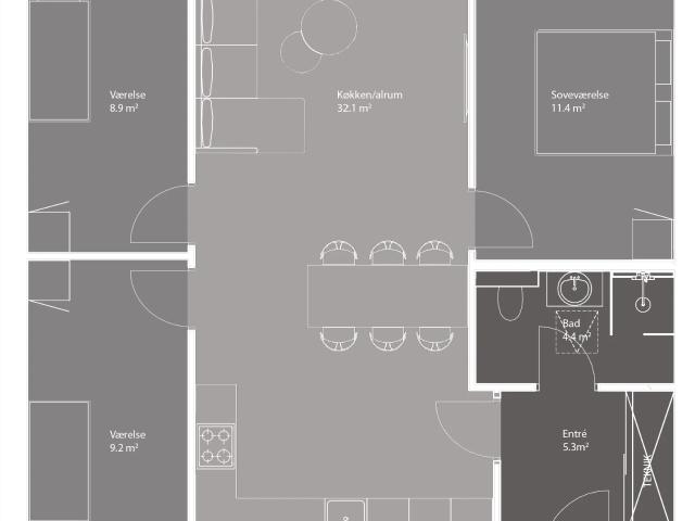 Villa til leje i Hedensted, Hedensted Kommune
