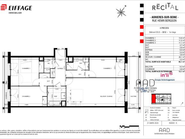 Appartement location à Nanterre, Asnières-sur-seine