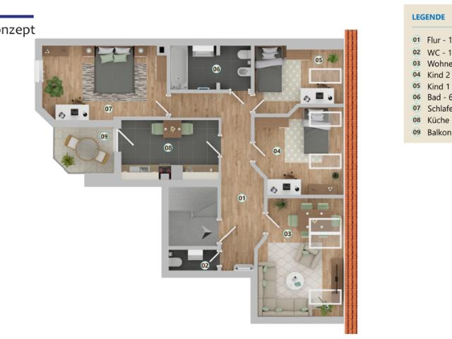 Apartment mieten in Ostviertel, Gera