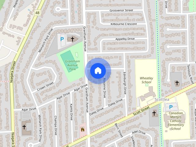 House for rent in Scottlea, St. Catharines