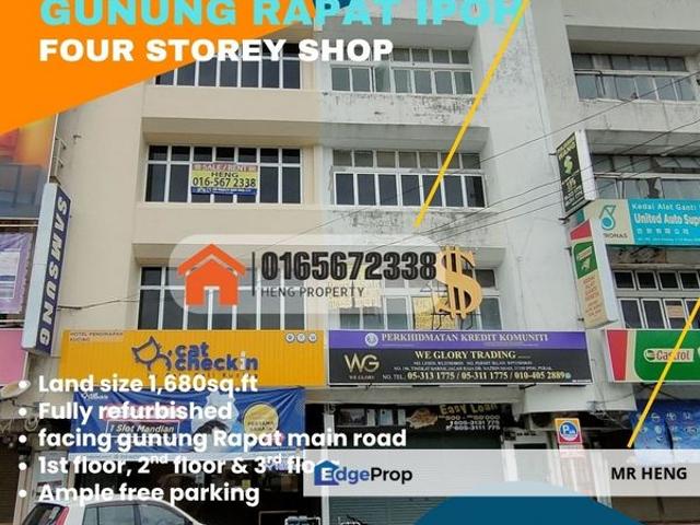 Shop for rent in Perak, Tanjong Ipoh