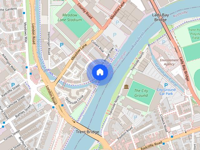 Apartment for rent in Trent Bridge Quays, City of Nottingham