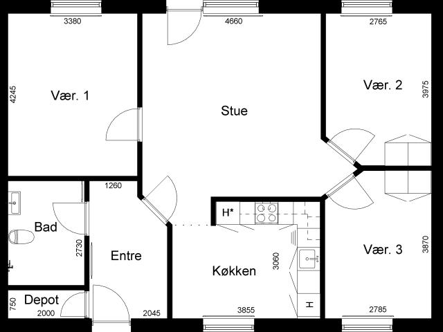 Hus til leje i Spjald, Århus