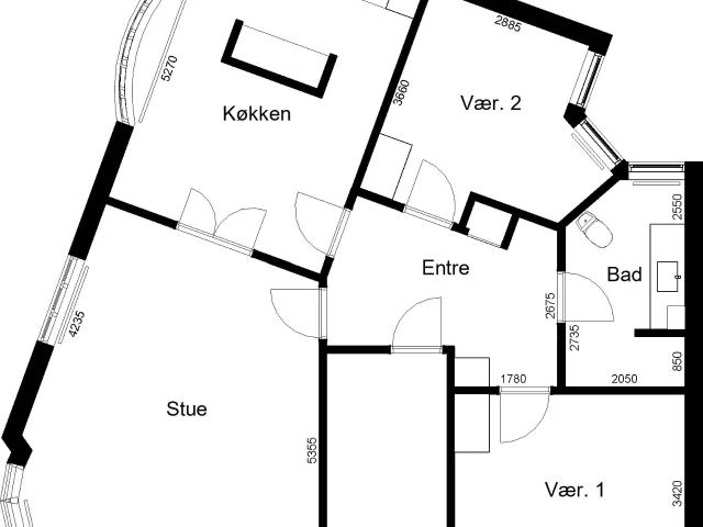 Lejlighed til leje i Roslev, Århus