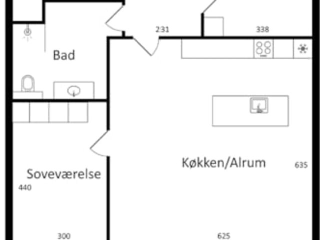 Lejlighed til leje i Sæby, Brønderslev-Dronninglund