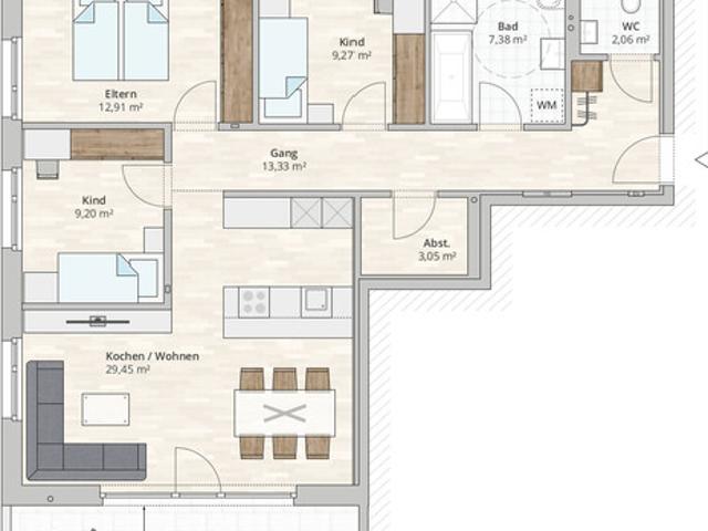 Apartment kaufen in Nenzing-Gurtis, Vorarlberg