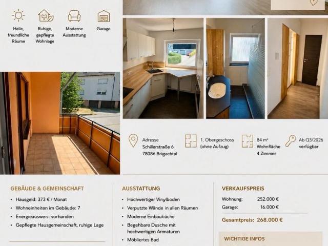 Wohnung kaufen in Kirchdorf, Brigachtal
