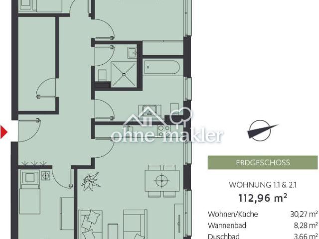 Apartment kaufen in Albertsdorf, Bentwisch
