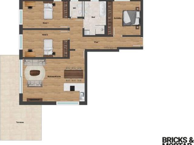 Etagenwohnung kaufen in Augsburg
