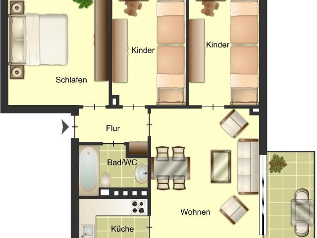 Apartment mieten in Feldmark, Bocholt