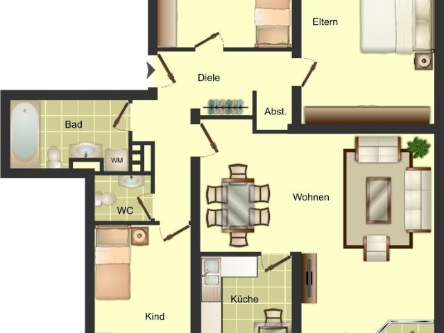 Apartment mieten in Nordstadt, Wuppertal