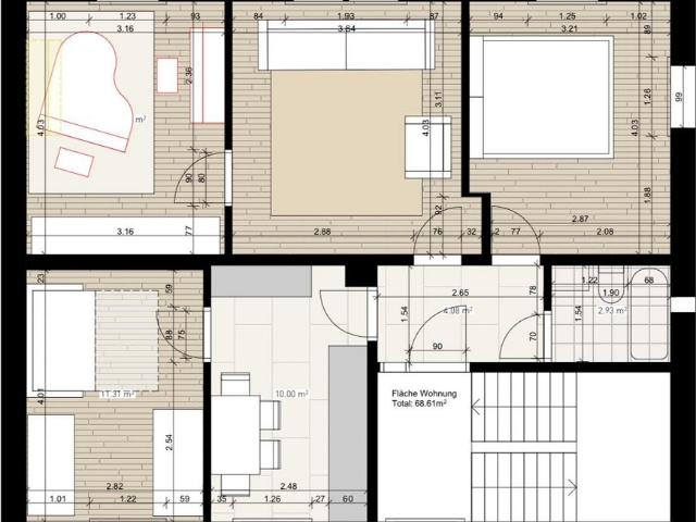 Apartment mieten in Schwarzenbach (SG), St. Gallen