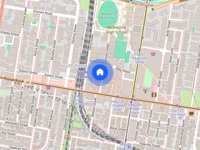 Apartment for rent in South Yarra, Melbourne