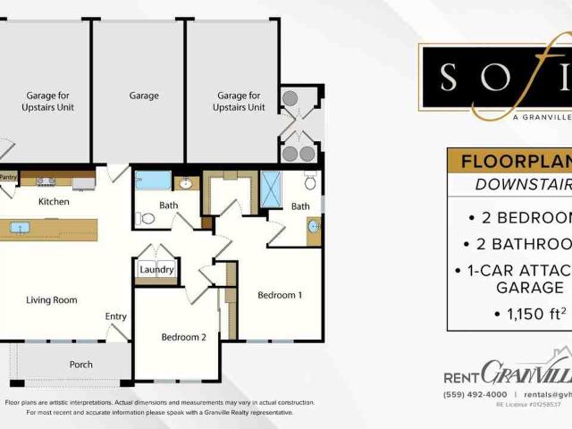 Apartment for rent in Fresno, California