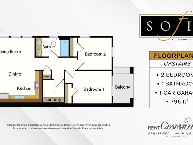 Apartment for rent in Fresno, California