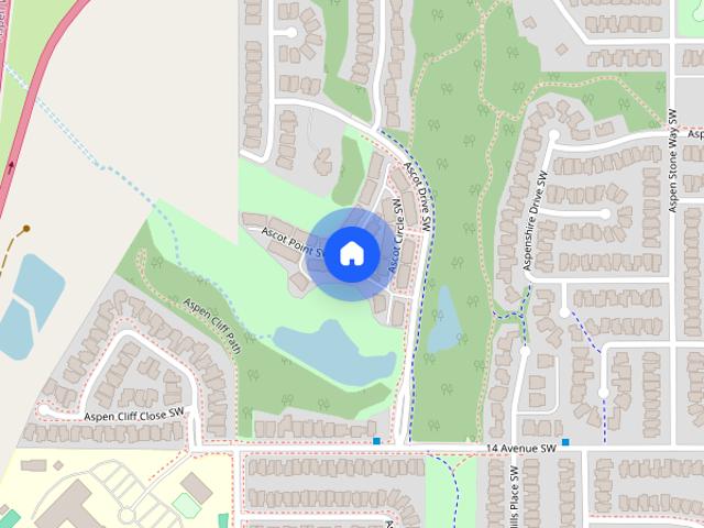Townhouse for rent in Aspen Woods, Calgary