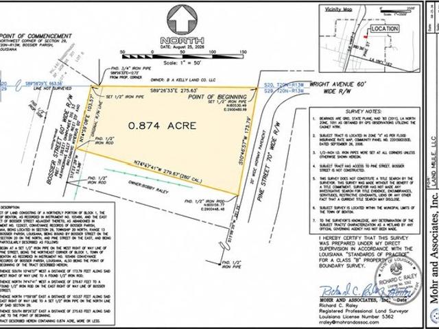Land for sale in Benton, Louisiana