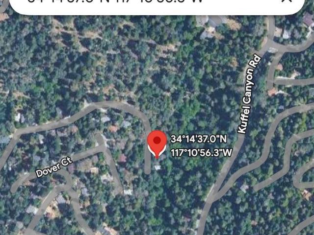 Land for sale in Lake Arrowhead, San Bernardino County