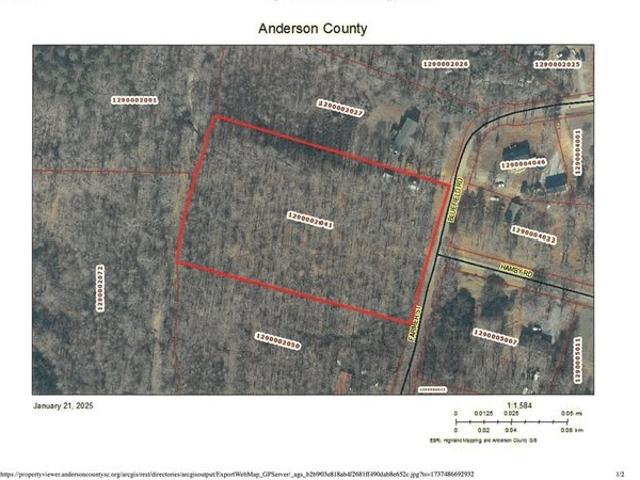 Land for sale in Starr, South Carolina