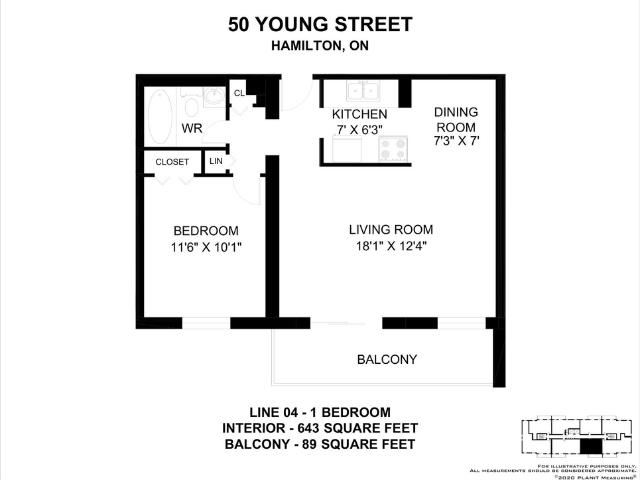 Apartment for rent in Corktown, Hamilton