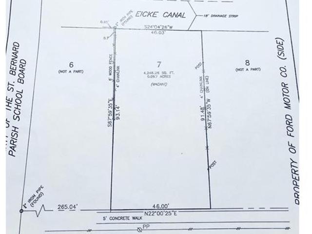 Land for sale in Arabi, Louisiana