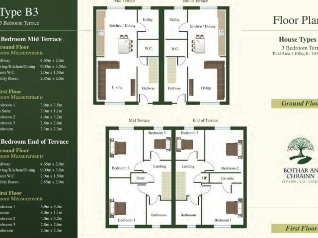 Terraced House for sale in Ovens