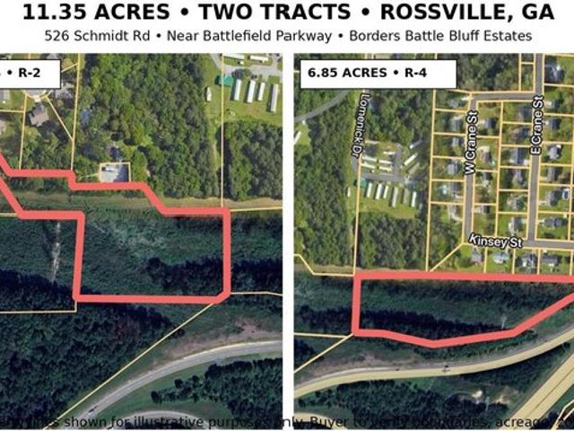 Land for sale in Rossville, Georgia