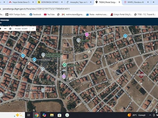 Çubuk, Ankara içerisinde satılık Arsa