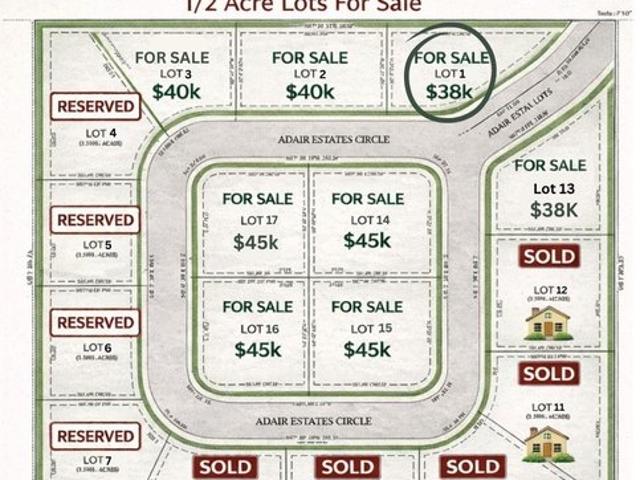 Land for sale in Adair, Oklahoma