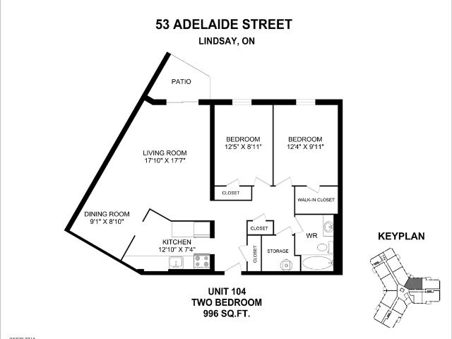 Apartment for rent in Lindsay, Kawartha Lakes