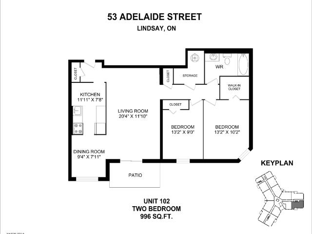 Apartment for rent in Lindsay, Kawartha Lakes