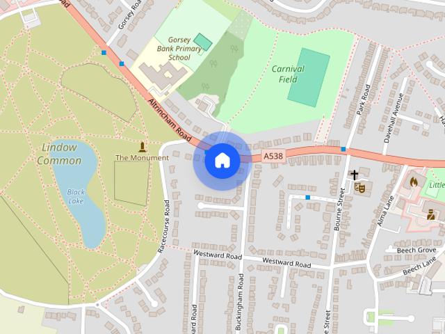 House for rent in Pownall Park, Wilmslow