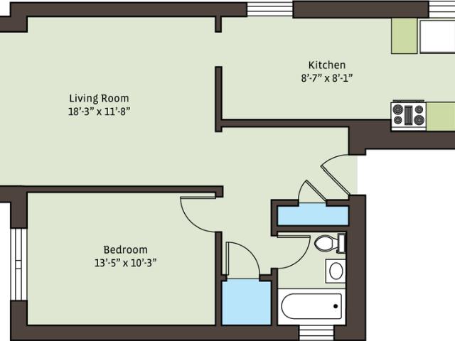Apartment for rent in Chicago Park, Illinois