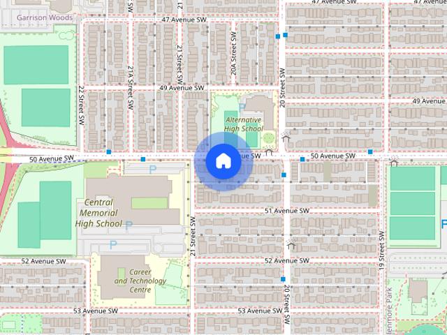 Townhouse for rent in North Glenmore, Calgary
